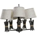 Home Decor Polyester Metal 55x55x100 Cm Loftslampe