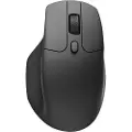 Keychron M6 Wireless Mouse Black Rf Wireless + Bluetooth + Usb Type-c