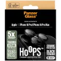 PanzerGlass iPhone 16 Pro/16 Pro Max PanzerGlass Hoops keramisk kameralinsebeskytter - sort