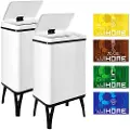 Wellhome Smarte Skraldespande 40l 2 Enheder