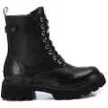 Xti Xtitil kvinder. 14297701-NEGRO Ankelstøvler 142977 sort (36), Fast, Blonder, Lynlås, Casual