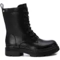 Xti Xtitil kvinder. 14330601-NEGRO Ankelstøvler 143306 sort (39), 3-5 cm, Blonder, Lynlås, Casual