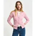 Gant Ganttil kvinder. 4800103 Strikket cardigan i pink stretch-bomuld Echoes (S), Casual