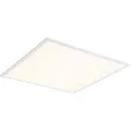 QAZQA Nedfældet LED-panel hvidt firkantet inkl. LED 3000K - 6500K - Seagal