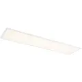 QAZQA Nedfældet LED panel hvid rektangulær inkl. LED 3000K - 6500K - Seagal