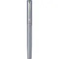 Parker Vector XL fyldepen | Metallisk sølvblå lak på messing | Medium spids med Blue Ink Refill | Gaveæske