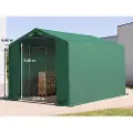 TOOLPORT 3x6m, Telthal, PRIMEtex-PVC-teltdug, mørkegrøn, med statikpakke (blød undergrund)