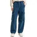 G-Star G-Startil kvinder. D25321-D759-G851 Blå Cocoon-bukser (24/32), Casual, Bomuld, Denim
