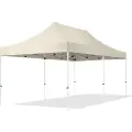 TOOLPORT 3x6m, stål, easy-up-pavillon, uden sidedele, creme