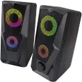 Esperanza SPEAKERS 2.0 USB LED RAINBOW BAILA - Sort