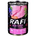 Rafi Kornfrit vådfoder til hunde med kalkun 400g