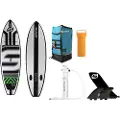 Safe Waterman Cx-2 9´0´´ Oppusteligt Padleboardsæt