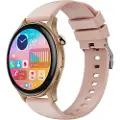 XO J6 smartwatch med 1,43" AMOLED-skærm og IP68-klassificering - Rosegold