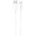Dudao USB-C-kabel 2A 1m - Hvid