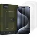 Hofi iPhone 16 Pro Hofi Premium Pro+ Skærmbeskyttelse Hærdet Glas - 9H - 2 Stk. - Gennemsigtig