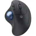 Logitech Ergo M575S - Graphite - Ergonomisk mus - Optisk - 5 knapper - Sort