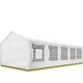 TOOLPORT 4x10m, Partytelt, PE-teltdug, hvid