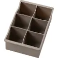 Bitz isterninge form, til 6 ekstra store isterninger, silikone, Bitz