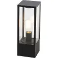 QAZQA Industriel gulvlampe sort 40 cm IP44 - Charlois