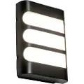 QAZQA Moderne væglampe sort inkl. LED IP44 - Gaev