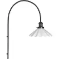 PR Home - Væglampe August bølget 25 cm - Hvid - Væglamper - - Homeroom