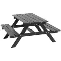 Hillerstorp - Bord/bænk Picnic Mini, - Sort - Spiseborde - - Homeroom