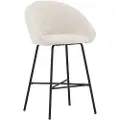 Venture Home - Barstol Velvet 2-pak - Hvid - Barstole & -taburetter - - Homeroom