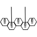 Venture Home - Loftlampe Quentin - Sort - Loftpendler - - Homeroom