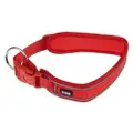 TIAKI Soft & Safe Halsbånd, rød - Str. L: 55 - 65 cm halsvidde, B 45 mm