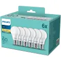 Signify Led E27 Normal Frost 8w (60w) 806 Lumen 6-pak
