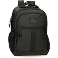 Pepe Jeans Pepe Jeansunisex. 7342831 Hoxton 15,6'' laptop-rygsæk med tre rum sort (OSFA), Casual, Polyester