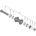 Shimano Tiagra Hb-rs470 Aksel Til Fornav