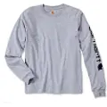 Carhartt Logo T-shirt Med Lange ærmer