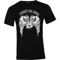 Rusty Stitches Born To Ride T-shirt Med Korte ærmer