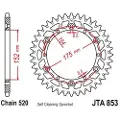 JT Sprockets Yamaha Jta853.48blk Aluminium Bagtandhjul