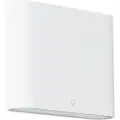 QAZQA Moderne udendørs væglampe hvid 11,5 cm inkl. LED - Batt