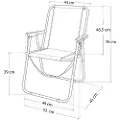 Aktive Fast Foldestol 53x44x76 Cm