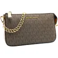 Michael Kors Michael Korstil kvinder. 32F1GJ6W6B Jet Set-skuldertaske brun (OSFA), Casual, Polyester