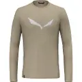 Salewa Solid Logo Dry T-shirt Med Lange ærmer