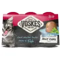 Voskes Jelly Cups tun kattesnack (6x25g)