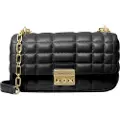 Michael Kors Michael Korstil kvinder. 30R4G2RL5L Tribeca lille quiltet skuldertaske i sort læder (OSFA), Casual