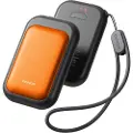 Ocoopa UT4 Young 2x2500 mAh hand warmer USB-C black and orange Powerbank
