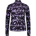 Mons Royale Merino Cascade Flex Mock Neck Basislag - undertrøje mønster