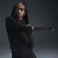 Nike Langærmet Nike Zenvy Dri-FIT-trøje med fuld lynlås til kvinder - sort