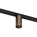 QAZQA Moderne mørk bronze spotlight til 1-faset skinnesystem GU10 35mm - Iconic Ruby Honey