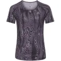 Odlo Helle Print Bl T-shirt Med Korte ærmer