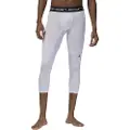 Jordan Sport Dri-FIT-tights i 3/4-længde til mænd - hvid