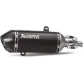 Akrapovic Scooter-Line i titan, carbon og rustfrit stål