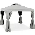 Hillerstorp - Pavillon Luxor, 300 X 300 cm - Grå - Pavilloner & partytelte - - Homeroom