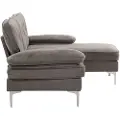 Venture Home - 3-pers. sofa Remis - Grå - Sofaer med chaiselong - - Homeroom